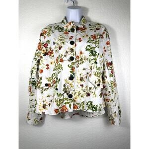 Fairycore Disney Alice Jacket L Whimsical Floral Goblincore Cottagecore